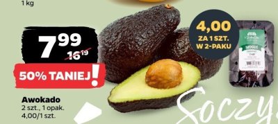 Awokado 2 szt., 1 opak. promocja w Netto