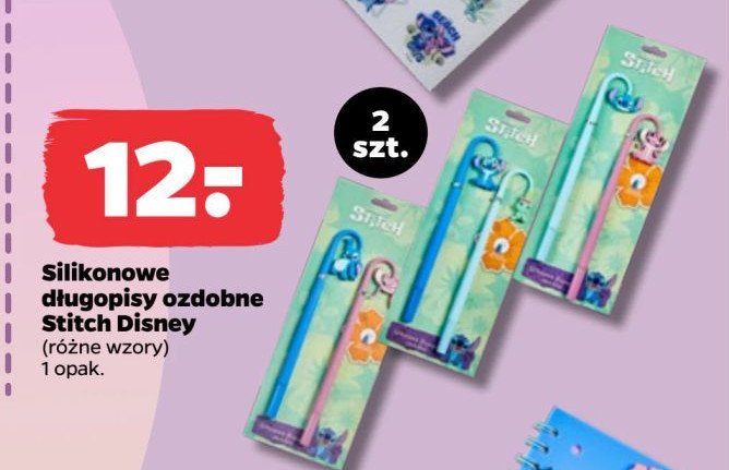Długopis silikonowy stitch promocja w Netto