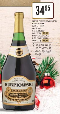 Miód pitny dwójniak 0.75L 16% promocja w Dino