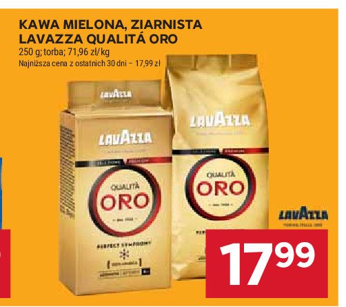 Kawa Lavazza qualita oro promocja w Stokrotka