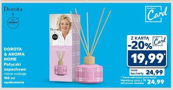 Patyczki zapachowe konfitura malinowa Aroma home & dorota promocja