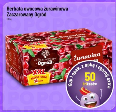 Herbata owocowa żurawinowa Zaczarowany Ogród promocja w POLOmarket