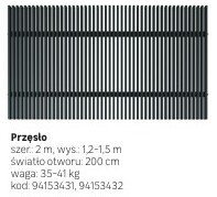 Katalog Ogrodzenia i domki narzędziowa 2025, strona 6 promocja w Leroy Merlin