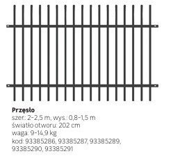 Katalog Ogrodzenia i domki narzędziowa 2025, strona 14 promocja w Leroy Merlin