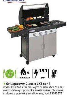 Grill gazowy Classic LXS ser 4 promocja w Leroy Merlin