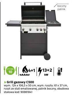 Grill gazowy C500 promocja w Leroy Merlin