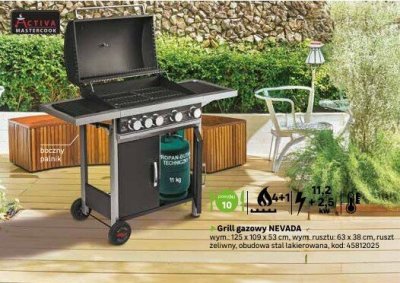 Grill gazowy NEVADA promocja w Leroy Merlin