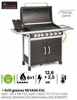 Grill gazowy NEVADA XXL promocja w Leroy Merlin
