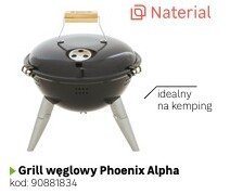Grill węglowy Phoenix Alpha promocja w Leroy Merlin