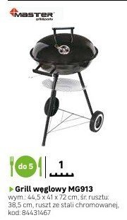 Grill węglowy MG913 promocja w Leroy Merlin