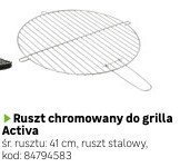 Ruszt chromowany do grilla Activa promocja w Leroy Merlin