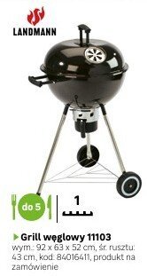 Grill węglowy IM03 promocja w Leroy Merlin