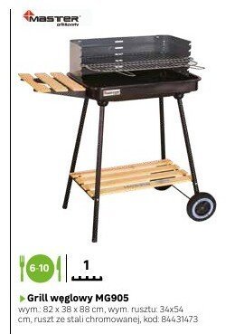 Grill węglowy MG905 promocja w Leroy Merlin
