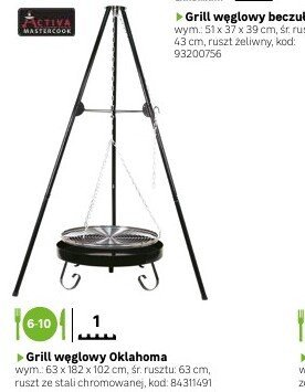 Grill węglowy beczułka promocja w Leroy Merlin