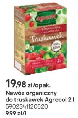 Nawóz organiczny do truskawek Agrecol 2 l promocja w Castorama