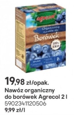 Nawóz organiczny do borówek Agrecol 2 l promocja w Castorama