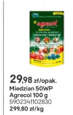 Miedzian 50WP Agrecol 100 g promocja w Castorama