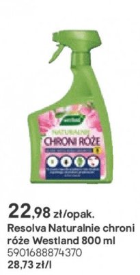 preparat Resolva Naturalnie chroni róże Westland 800 ml promocja w Castorama