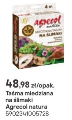 taśma miedziana na ślimaki Agrecol natura promocja w Castorama