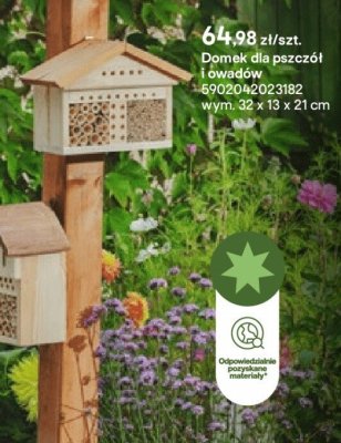 domek dla pszczół i owadów promocja w Castorama