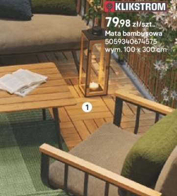 Mata bambusowa promocja w Castorama