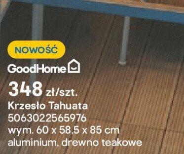 Krzesło Tahuata promocja w Castorama