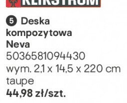 Deska kompozytowa Neva promocja w Castorama