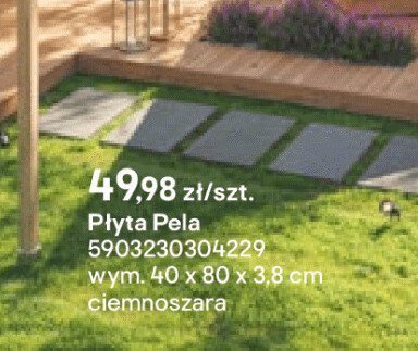 Płyta Pela ciemnoszara promocja w Castorama