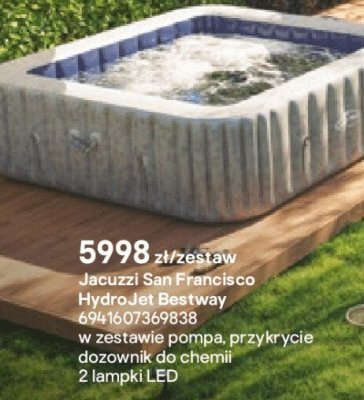 Jacuzzi San Francisco HydroJet Bestway promocja w Castorama