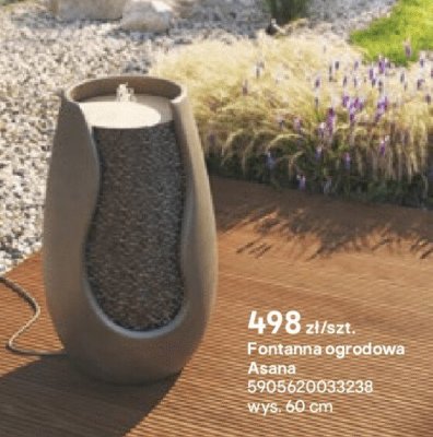 Fontanna ogrodowa Asana promocja w Castorama