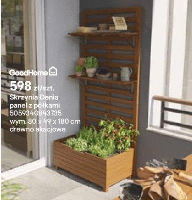 skrzynia Denia panel z półkami promocja w Castorama