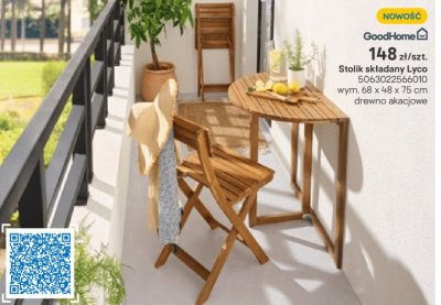 stolik składany Lyco promocja w Castorama