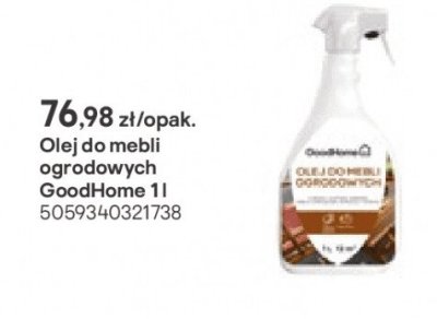 olej do mebli ogrodowych GoodHome 1 l promocja w Castorama