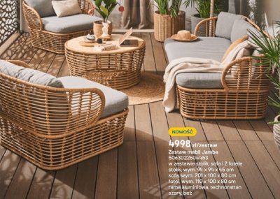 Zestaw mebli Jamba promocja w Castorama