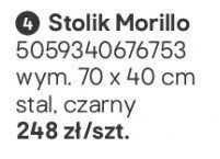 Stolik Morillo promocja w Castorama