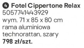 Fotel Cippertone Relax promocja w Castorama