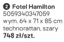 Fotel Hamilton promocja w Castorama