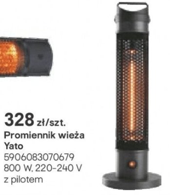 promiennik Promiennik wieża Yato promocja w Castorama