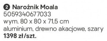 Narożnik Moala promocja w Castorama