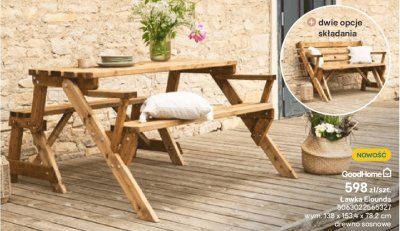 Ławka Elounda promocja w Castorama