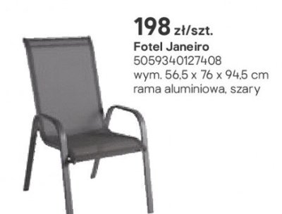 Fotel Janeiro promocja w Castorama