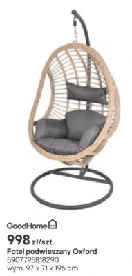 Fotel podwieszany Oxford promocja w Castorama