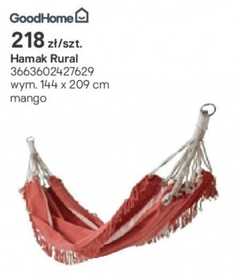 hamak Rural mango promocja w Castorama