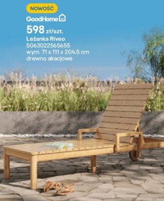 leżanka Riveo promocja w Castorama