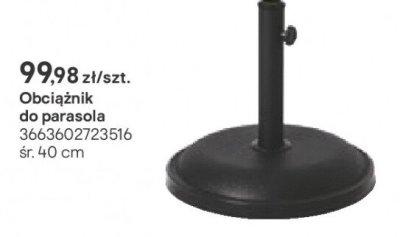 Obciążnik do parasola sr. 40 cm promocja w Castorama