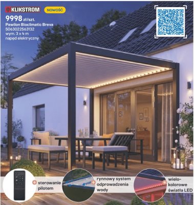 Pawilon Bioclimatic Breva promocja w Castorama