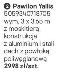 Pawilon Yallis promocja w Castorama