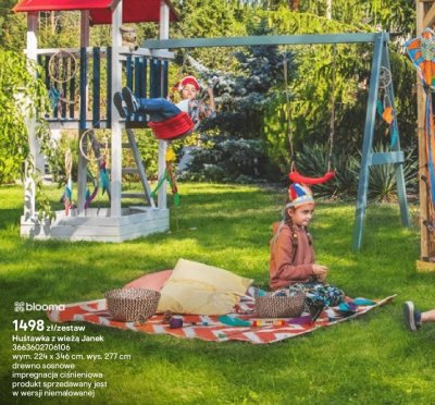 Huśtawka z wieżą Janek promocja w Castorama