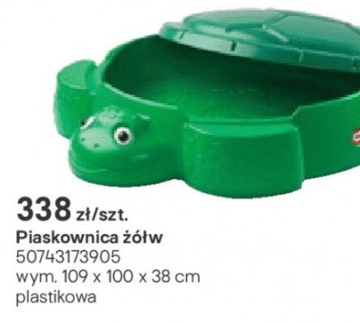 Piaskownica żółw promocja w Castorama