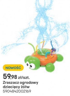 Zraszacz ogrodowy dziecięcy żółw promocja w Castorama